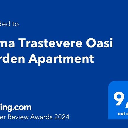 Trastevere Oasi Garden Apartment - Roma 외부 사진